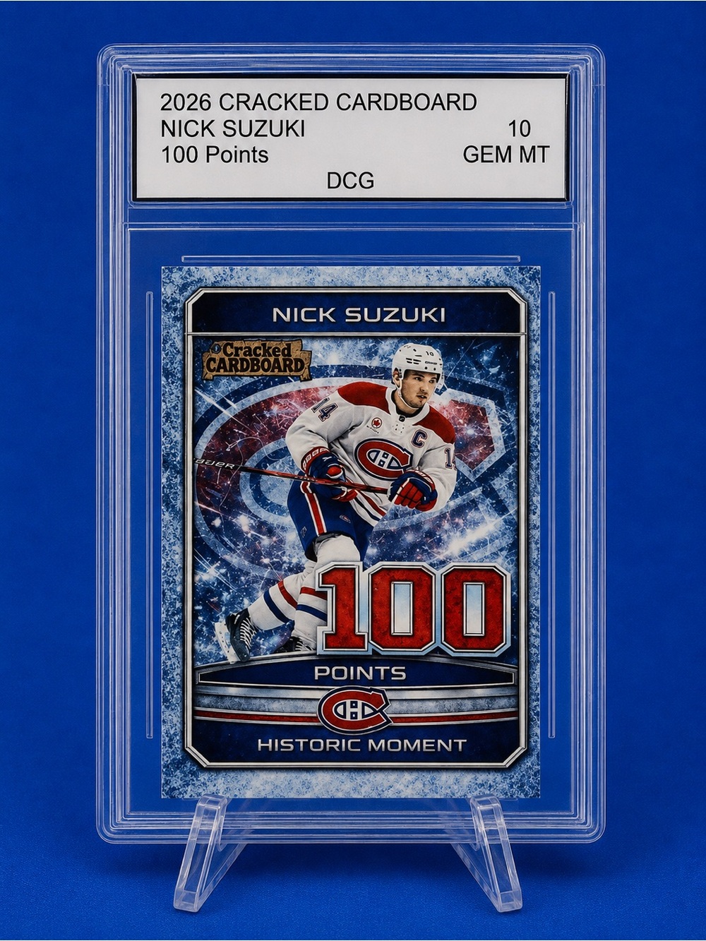 Nick Suzuki 100 Points Trading Card - Montreal Canadiens DCG